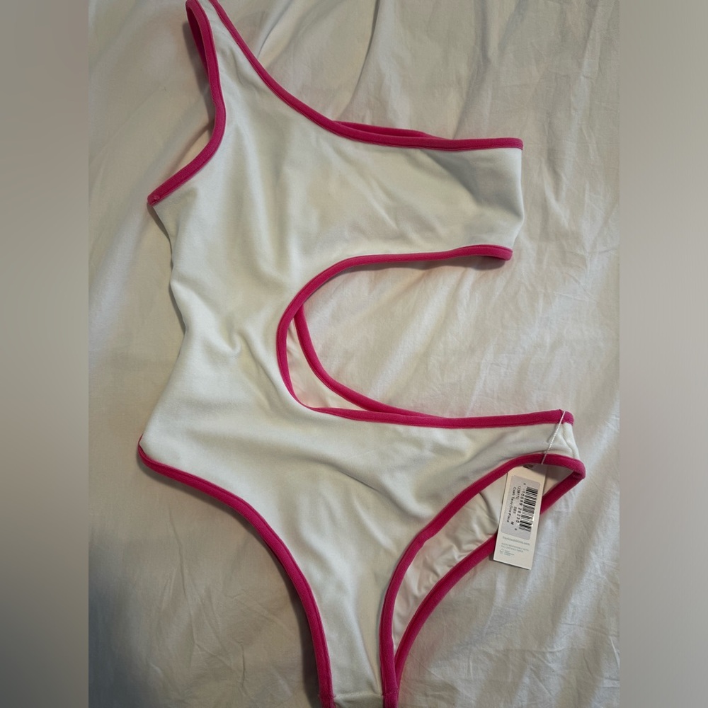 Frankie’s Bikinis Cash Terry One Piece Swimsuit M